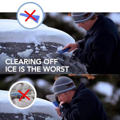 Car Windshield Ice Scraper/Oil & Water Funnel Winter Car Tool ice & Snow Remover.