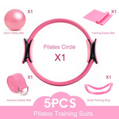 5PCS Yoga Ball Magic Ring for Pilates  Fitness  Equipment for all Training and a Resistance Support Tool