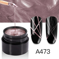 Gel Spider Line For Nails Art Colors Painting Gel