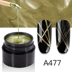 Gel Spider Line For Nails Art Colors Painting Gel