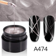Gel Spider Line For Nails Art Colors Painting Gel