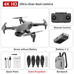 XKJ L900PRO GPS Drone 4K Dual HD Camera Professional Aerial Photography Brushless Motor Foldable Quadcopter RC Distance1200M