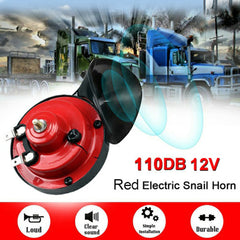 110DB Universal Car Horn Signal For Auto Vehicle Trucks Siren Car Horn Snail Air Horn Waterproof Signal Horn Car Accessories