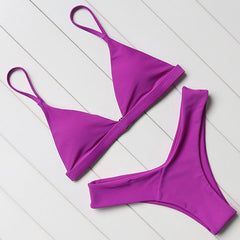 Swimwear Women Swimsuit Sexy Push Up Micro Bikinis Set