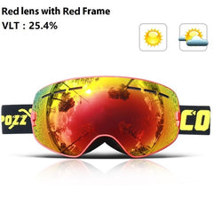 Ski Goggles Small Size V400 anti-fog mask glasses Snowboard goggles