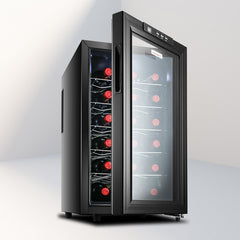 Wine Cabinet 33L 6 Layers Mini Portable Electric Wine Refrigerator