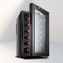 Wine Cabinet 33L 6 Layers Mini Portable Electric Wine Refrigerator