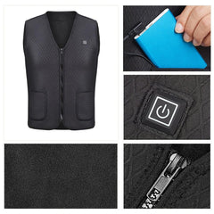 Heating Vest Body Warmer Hot Therapy Jacket