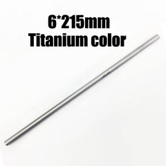 straws with 1 cleaner brush titanium bend straw