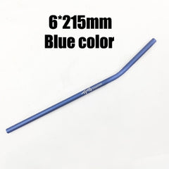 straws with 1 cleaner brush titanium bend straw