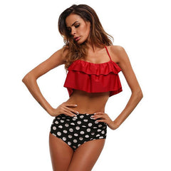 Swimwear Women Bikini High Waist Swimsuits