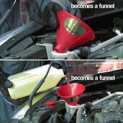 Car Windshield Ice Scraper/Oil & Water Funnel Winter Car Tool ice & Snow Remover.