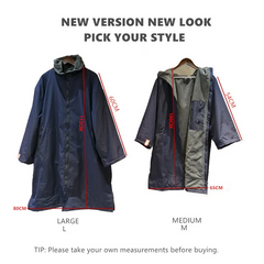 Winter Unisex Surf Changing Towel Quick-Dry Hooded Microfiber Towel Waterproof Beach Raincoat