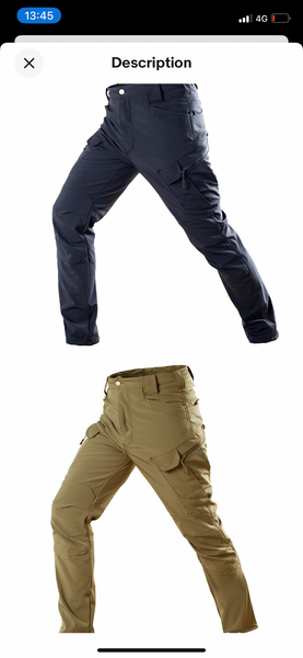 Men’s Winter warm Cargo Pants