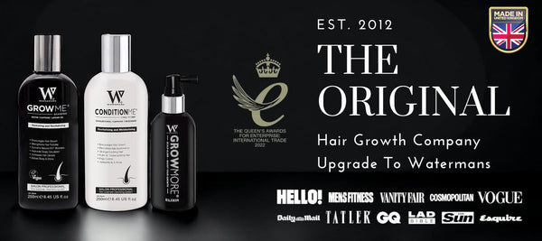 Watermans GROW ME SHAMPOO FOR THICKER, LONGER, STRONGER HAIR - NO1 BEST SELLER