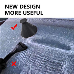Car Windshield Ice Scraper/Oil & Water Funnel Winter Car Tool ice & Snow Remover.