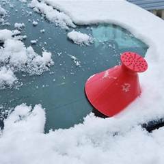 Car Windshield Ice Scraper/Oil & Water Funnel Winter Car Tool ice & Snow Remover.
