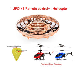 Mini Flying UFO RC drone Infraed Hand Sensing Helicopter