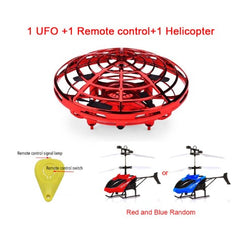 Mini Flying UFO RC drone Infraed Hand Sensing Helicopter