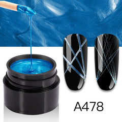 Gel Spider Line For Nails Art Colors Painting Gel