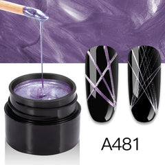 Gel Spider Line For Nails Art Colors Painting Gel