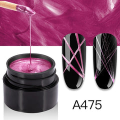 Gel Spider Line For Nails Art Colors Painting Gel