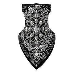 Outdoor Print Seamless Magic Scarf Ear Hook Sports Scarf Neck Tube Face Dust Riding Bandana UV Protection Neck Gaiter Scarf