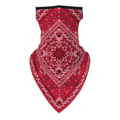 Outdoor Print Seamless Magic Scarf Ear Hook Sports Scarf Neck Tube Face Dust Riding Bandana UV Protection Neck Gaiter Scarf