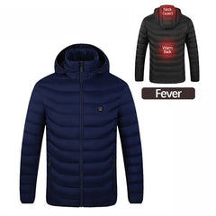 8 Areas Heated Jackets USB Men Women Winter Coat Outdoor Electric Heating Jackets Warm Sprots Thermal Coat Clothing Heated Vest