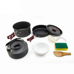 Outdoor cookware set camping tableware cooking set