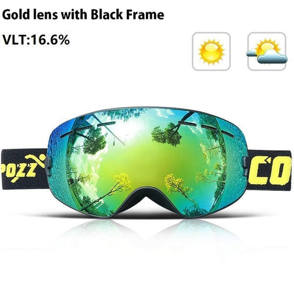 Ski Goggles Small Size V400 anti-fog mask glasses Snowboard goggles