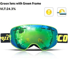 Ski Goggles Small Size V400 anti-fog mask glasses Snowboard goggles