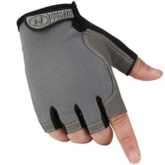 1 Pair Of Fitness Half Finger Gloves