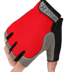 1 Pair Of Fitness Half Finger Gloves