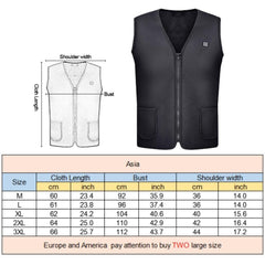 Heating Vest Body Warmer Hot Therapy Jacket
