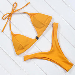 Swimwear Women Swimsuit Sexy Push Up Micro Bikinis Set