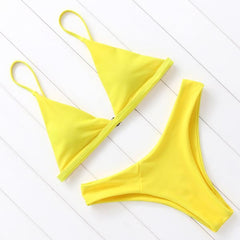 Swimwear Women Swimsuit Sexy Push Up Micro Bikinis Set