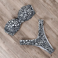 Bikini Swimwear Leopard Brazilian Bikini Set