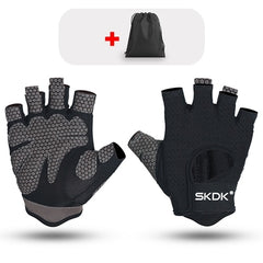 Breathable Fitness Gloves Silica Gel Palm Hollow Back Gym Gloves